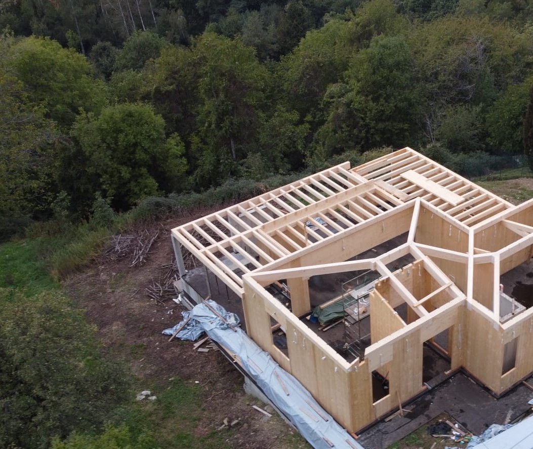 costruzioni in legno con travi a vista treviso